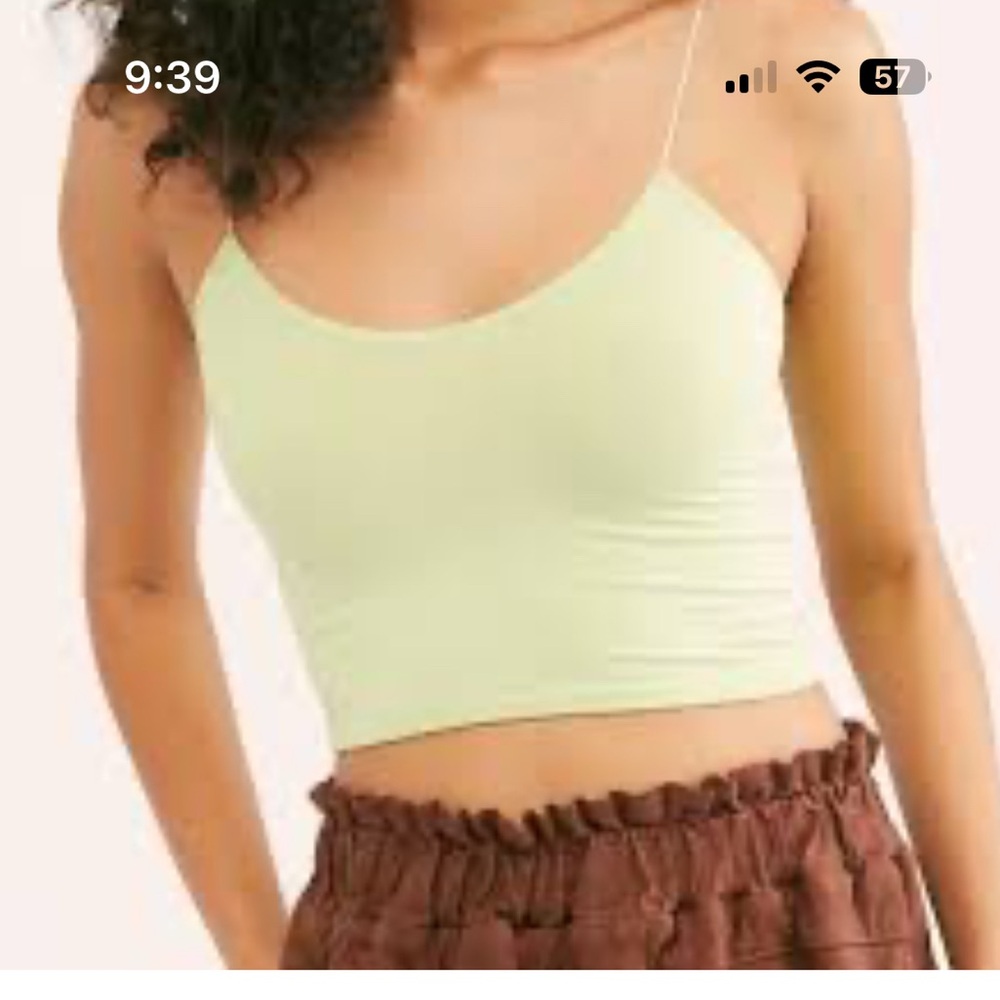 FREE PEOPLE Skinny Strap Seamless Brami